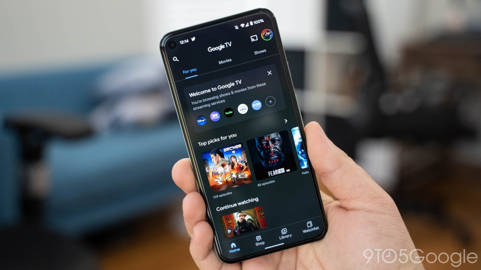 Google TV app for Android