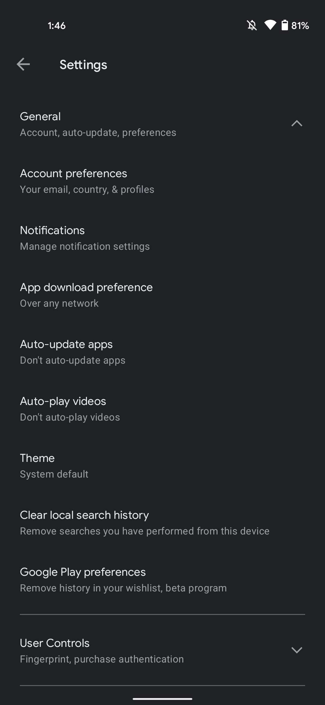 Google Play Store redesign